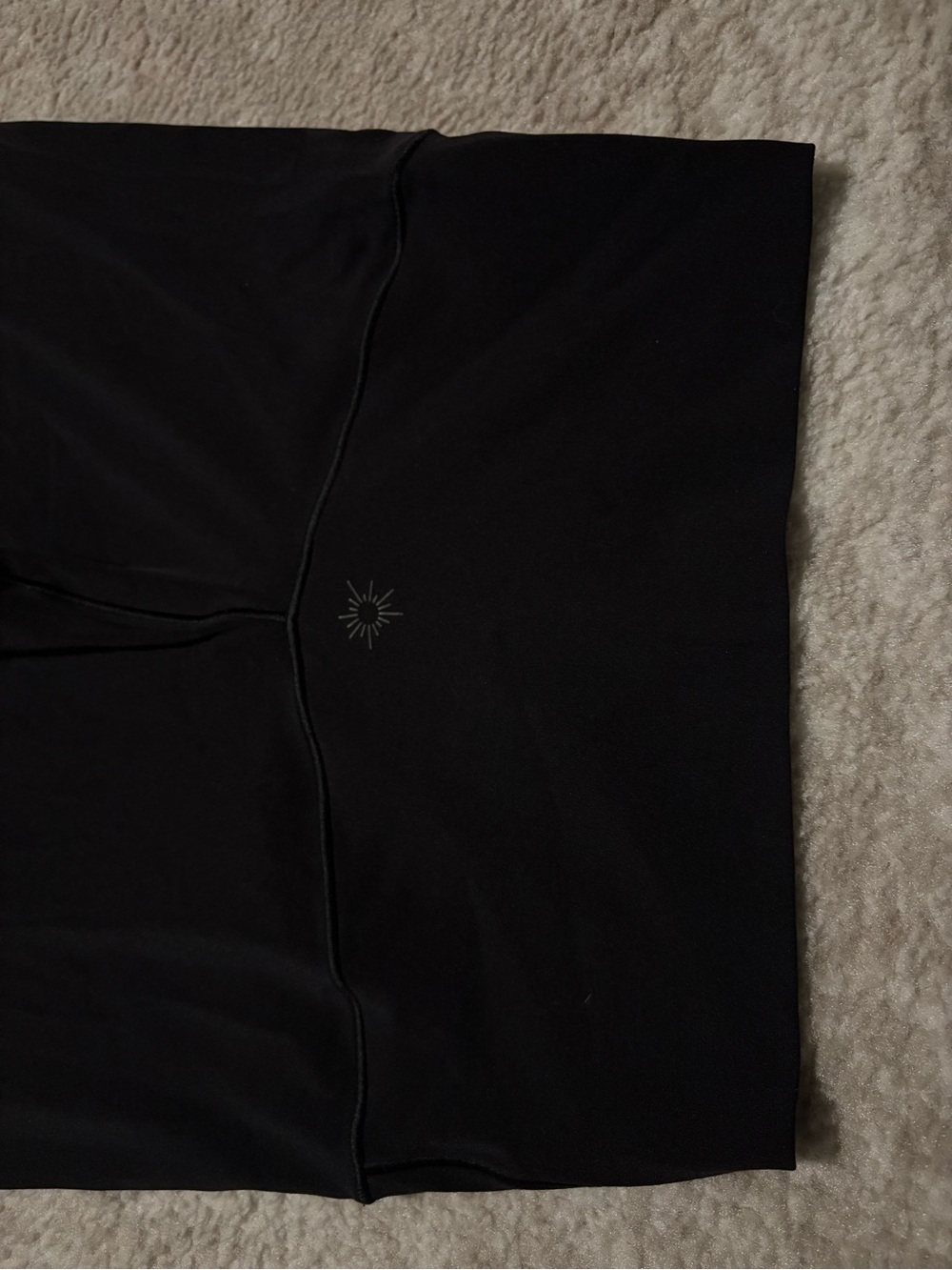 Aerie OFFLINE Black Leggings - High-Waisted Cross Over V-Front in Size Medium - Picture 8 of 10